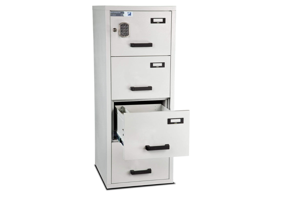 Fireproof Office Filing Cabinet with Digital Lock- 60 Minutes Fire Protection up to 900°C