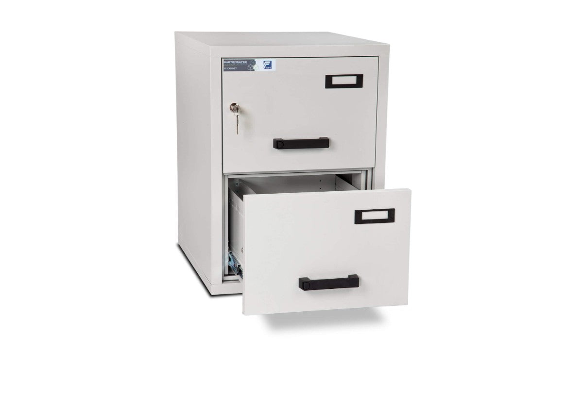Fireproof Office Filing Cabinet with Key Lock- 60 Minutes Fire Protection up to 900°C