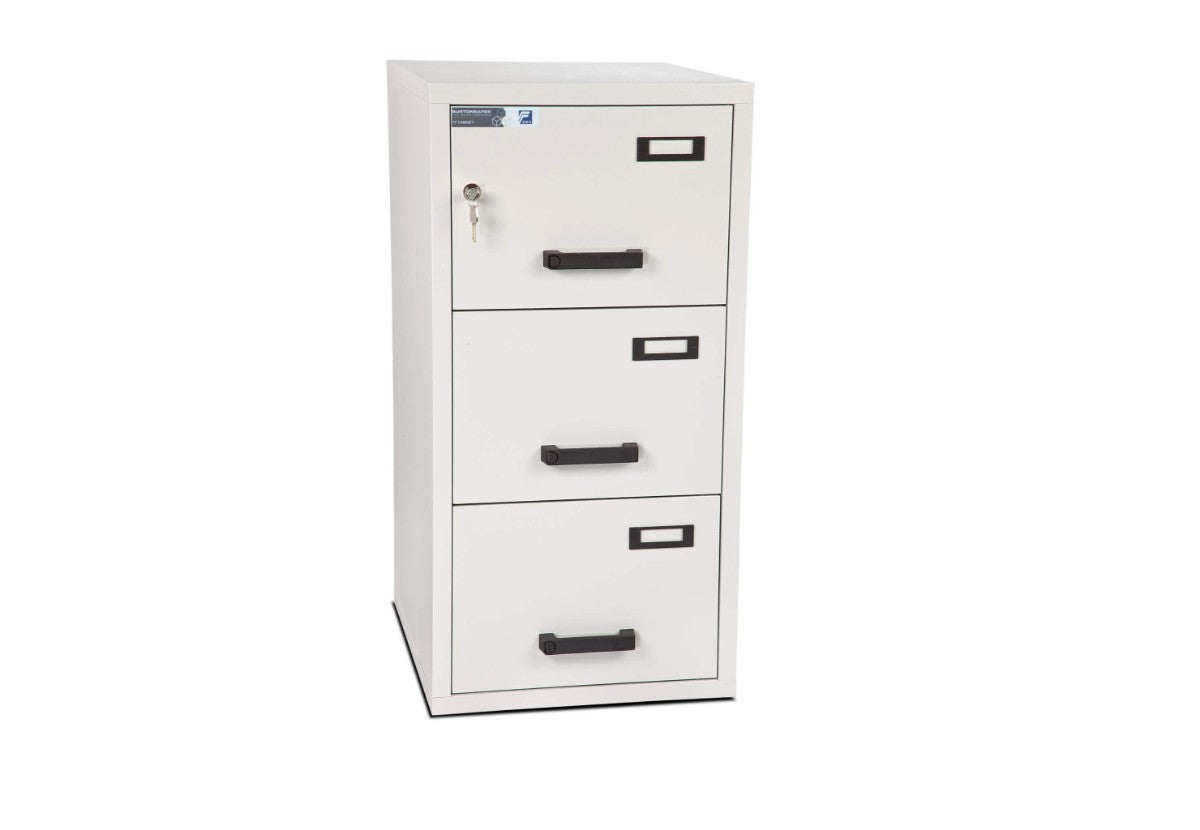 Fireproof Office Filing Cabinet with Key Lock- 60 Minutes Fire Protection up to 900°C
