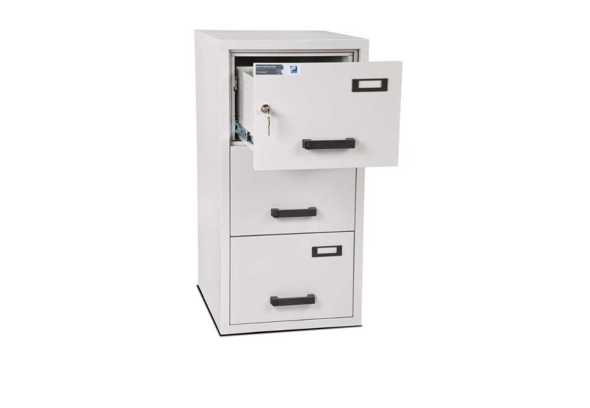 Fireproof Office Filing Cabinet with Key Lock- 60 Minutes Fire Protection up to 900°C