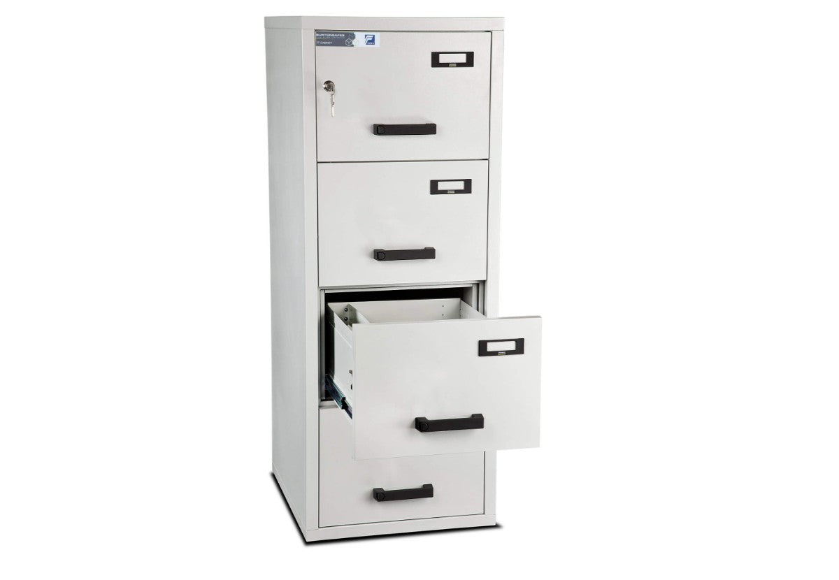 Fireproof Office Filing Cabinet with Key Lock- 60 Minutes Fire Protection up to 900°C