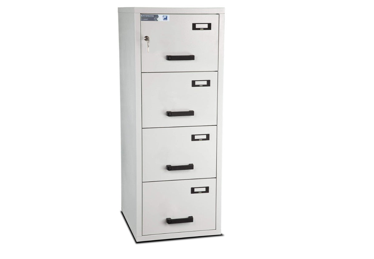 Fireproof Office Filing Cabinet with Key Lock- 60 Minutes Fire Protection up to 900°C