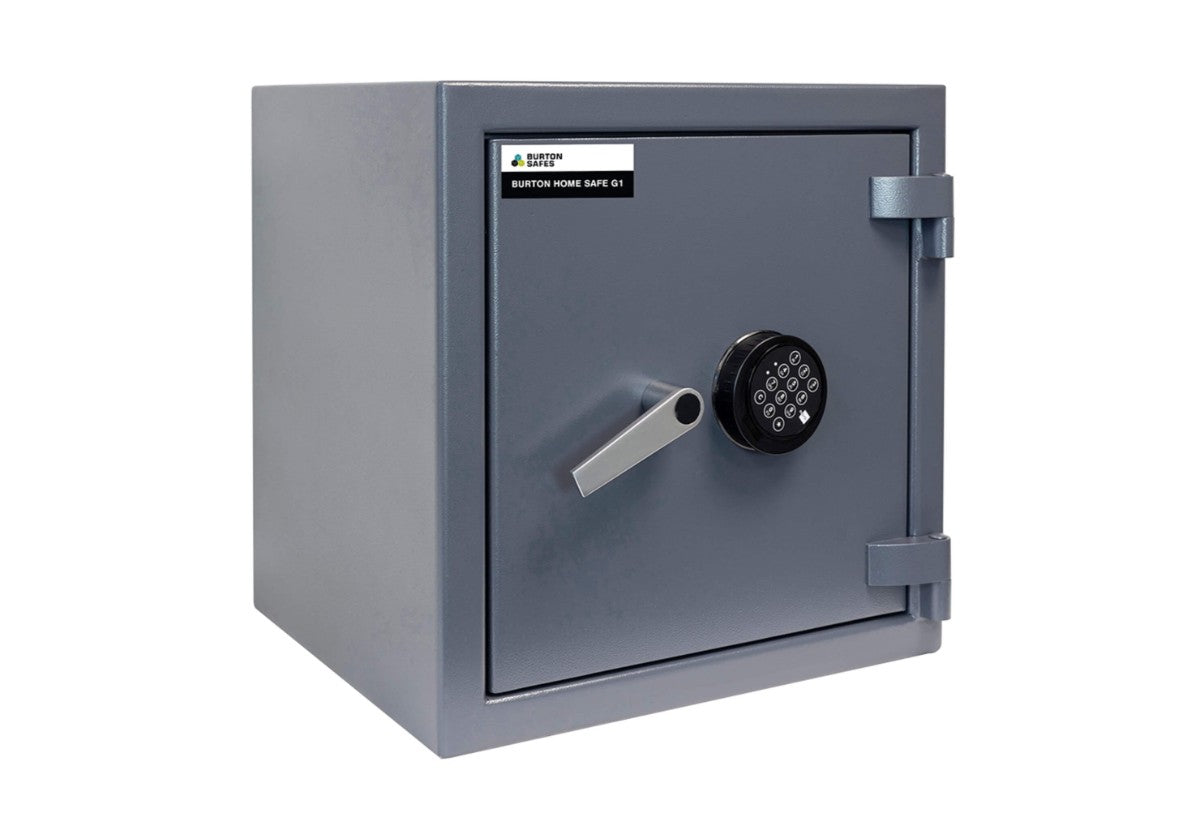 Home Eurograde 1 Freestanding Electronic Security Safe- £10,000 Insurance Rated