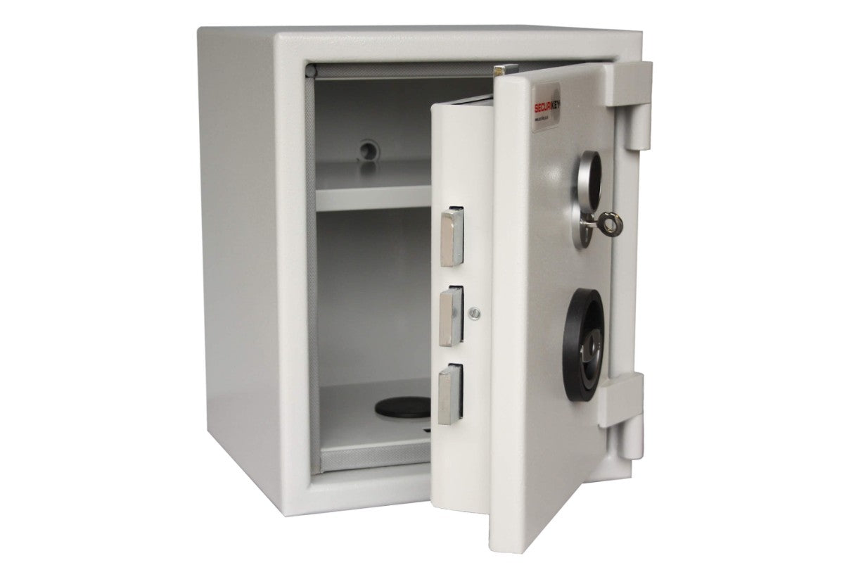 Securikey Eurograde 0 Key Lock Security Safe- £6,000 Insurance Rated & 30 Minutes Fire Resistance