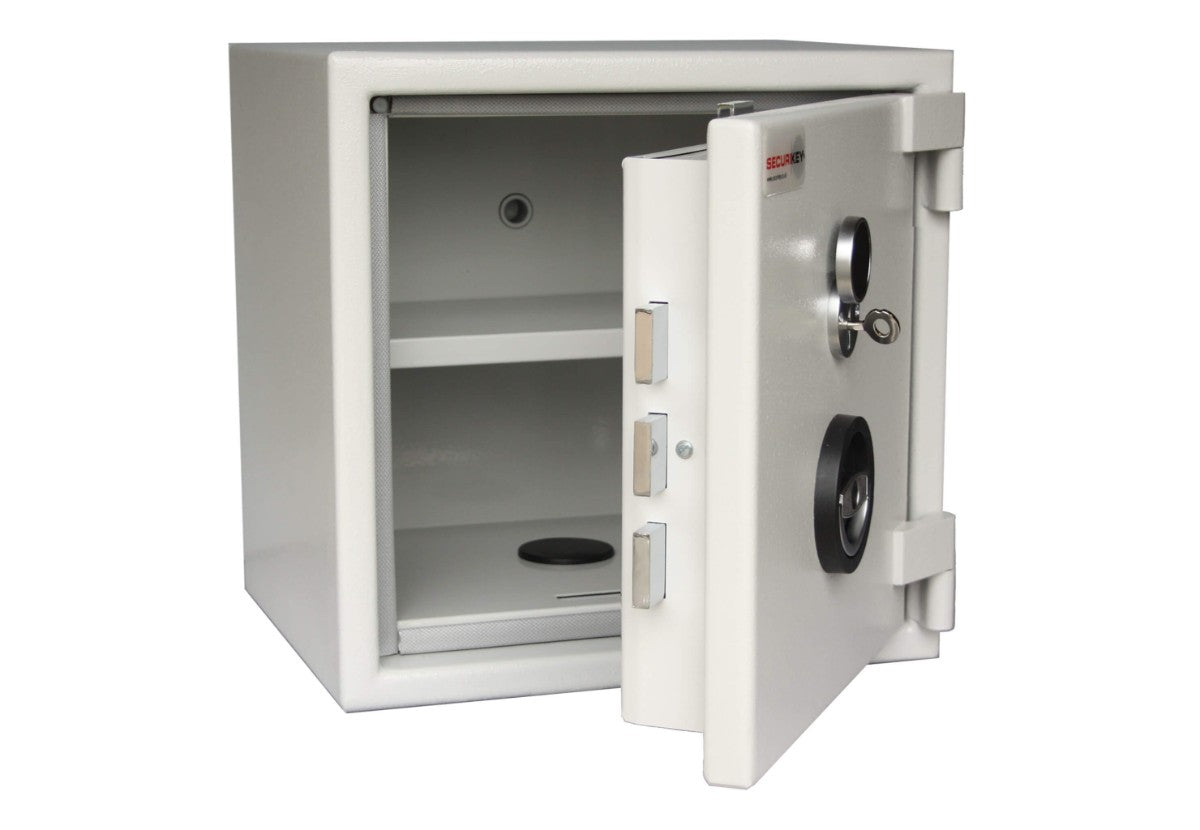 Securikey Eurograde 0 Key Lock Security Safe- £6,000 Insurance Rated & 30 Minutes Fire Resistance