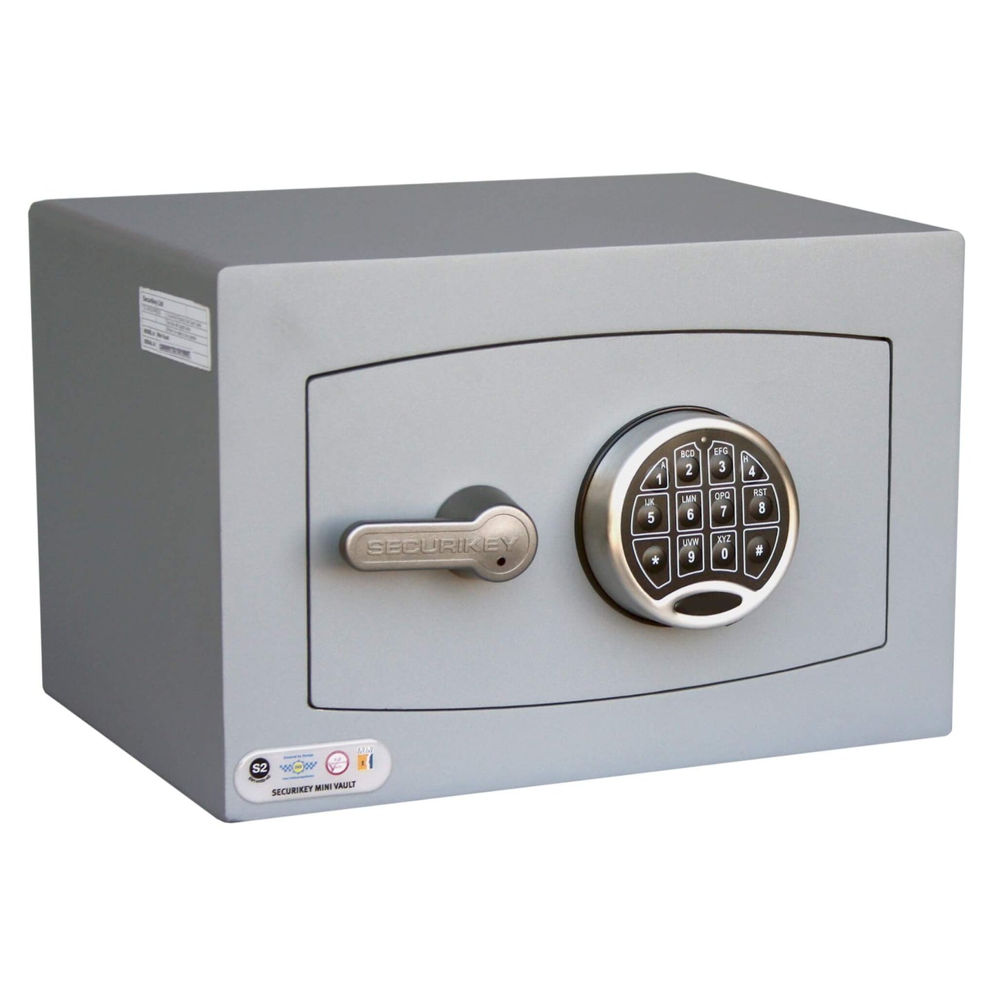 Mini Vault Silver Electronic Safe