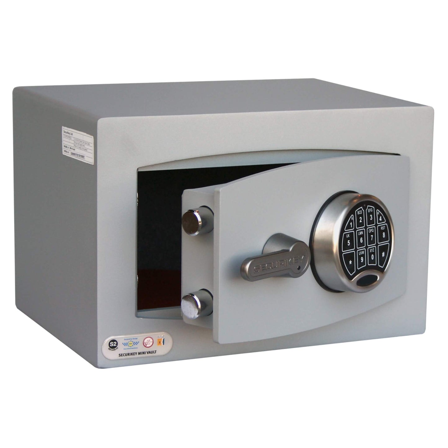 Mini Vault Silver Electronic Safe
