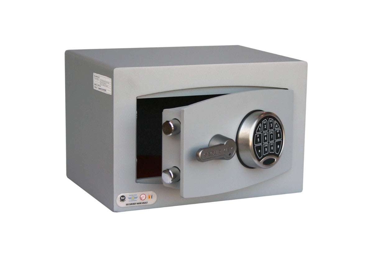 Mini Vault Silver Electronic Safe