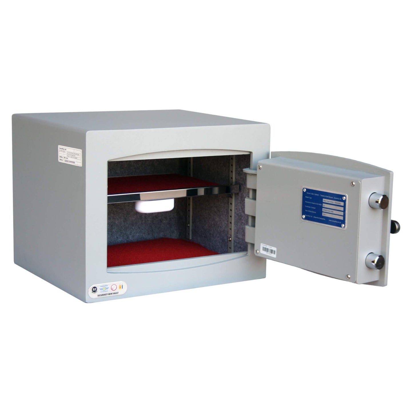 Mini Vault Silver Electronic Safe