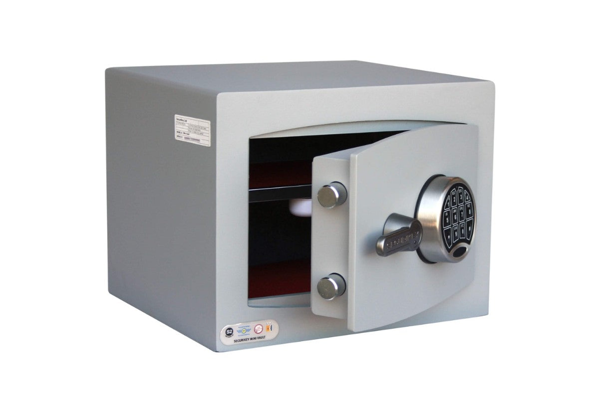 Mini Vault Silver Electronic Safe