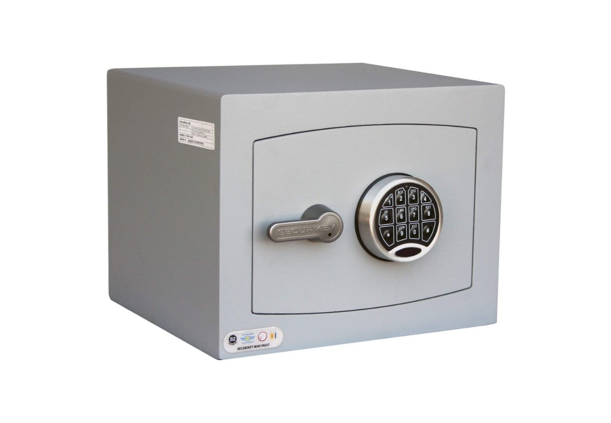 Mini Vault Silver Electronic Safe