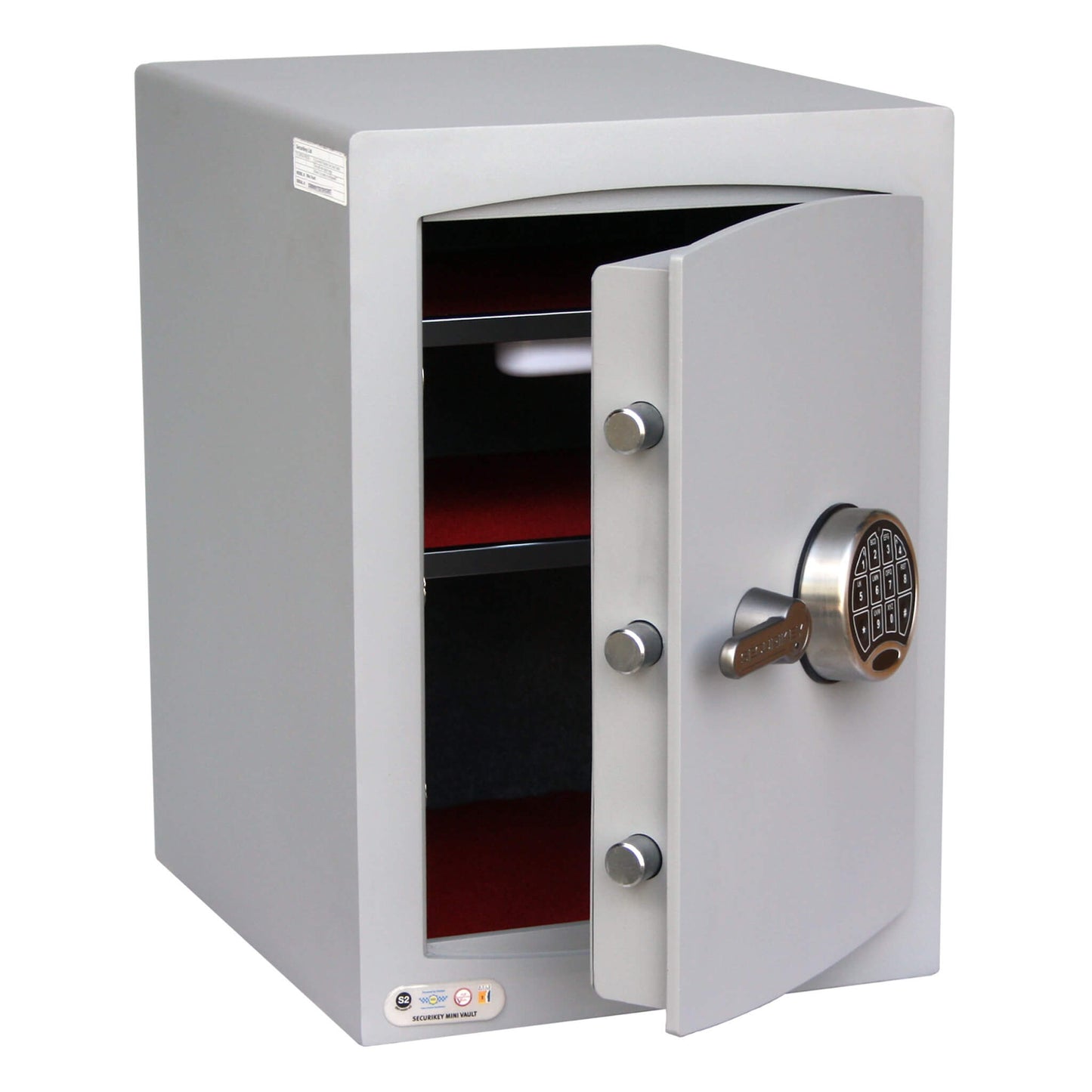 Mini Vault Silver Electronic Safe