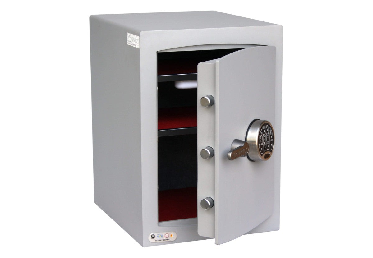 Mini Vault Silver Electronic Safe