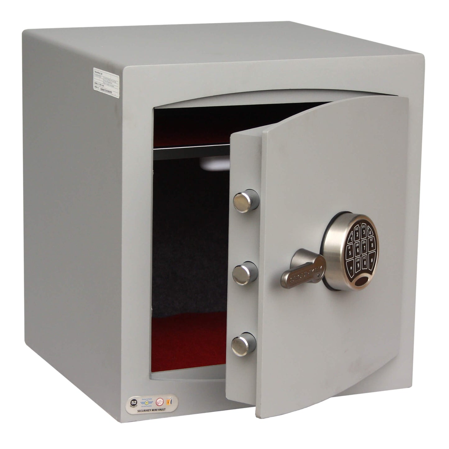 Mini Vault Silver Electronic Safe