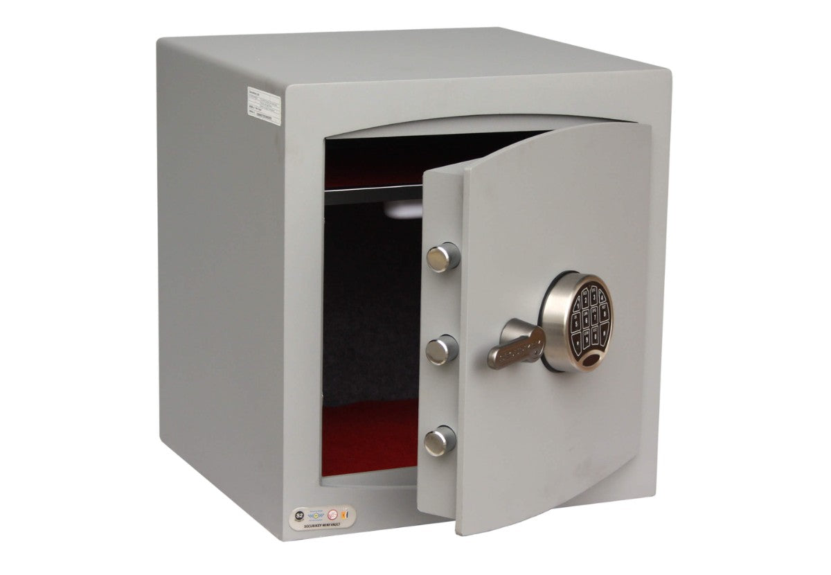 Mini Vault Silver Electronic Safe