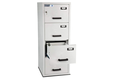 Fireproof Office Filing Cabinet with Key Lock- 60 Minutes Fire Protection up to 900°C
