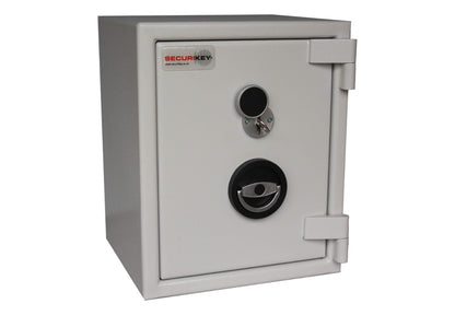 Securikey Eurograde 1 Key Lock Security Safe- £10,000 Insurance Rated & 30 Minutes Fire Resistance