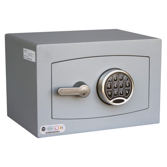 Mini Vault Silver Electronic Safe
