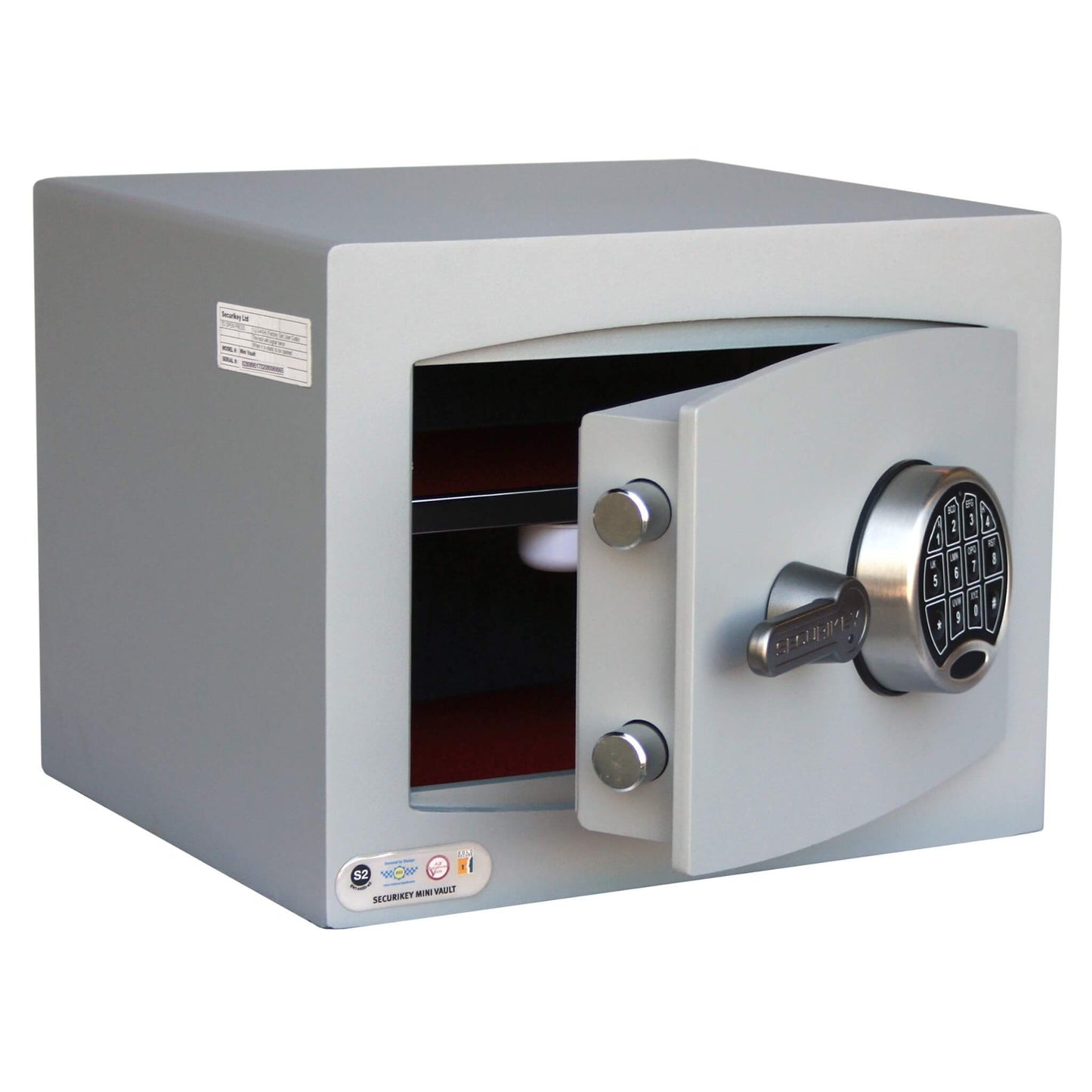 Mini Vault Silver Electronic Safe
