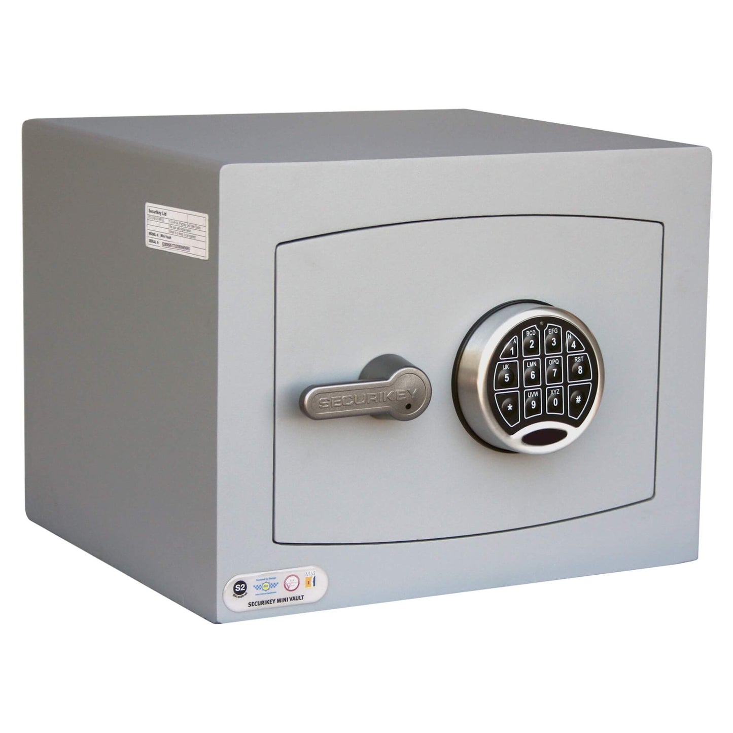 Mini Vault Silver Electronic Safe